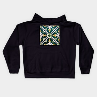 Traditional Portuguese glazed tiles Kids Hoodie